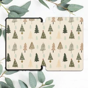 Christmas Trees Winter Beige Case For All-new Kindle 10th Gen Kindle Paperwhite - Picture 1 of 3