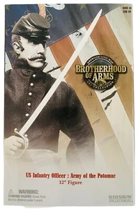 Sideshow Brotherhood of Arms 12" Civil War US Infantry Officer Army Potomac NEW - Picture 1 of 8