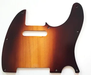 NEW PICKGUARD TELECASTER - Hand Made - unique -bois Ailhantus - guitare TELE #3 - Bild 1 von 5