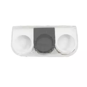 IKEA White Black Motsta Stackable Pack Of 3 Candle Holders - Picture 1 of 2