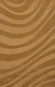 Yellow Transitional Hand Hooked Swirls Stripes Lines Area Rug Abstract DV12 - Picture 1 of 35