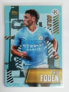 2023-24 Topps Gold UEFA Club Competitions - Manchester City - Phil Foden - Bild 1 von 2