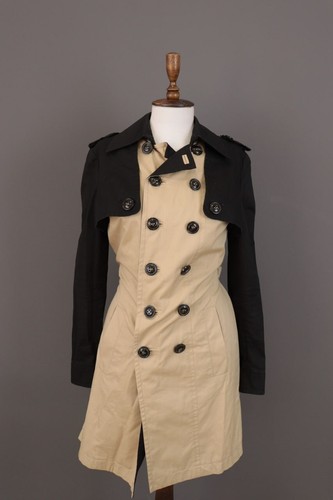 Giacca trench leggero doppiopetto beige DSQUARED2 taglia 44