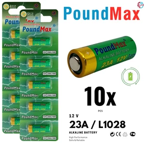 PoundMax 23A / L1028 Batteries 12v Alkaline Battery Combo Pack - 10 Count - Picture 1 of 8