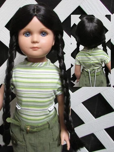 Monique Doll Wig Size 11/12 "Wednesday" in Dark Brown-Factory Sample 10% OFF - Picture 1 of 2