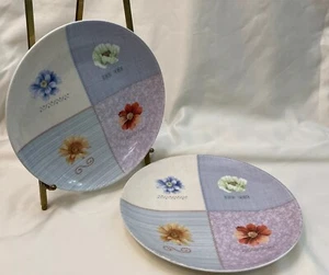 Vintage Salad Plate 8” Studio Nova Natural Quartet Floral W/ Pastels 2002-2003 - Picture 1 of 11