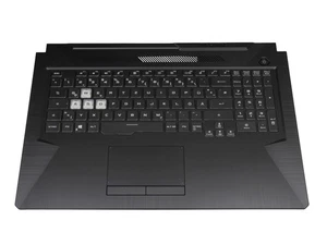 Asus TUF A17 FA706IH original Tastatur inkl. Topcase DE (deutsch) schwarz/transp - Afbeelding 1 van 4