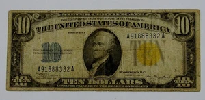 1934 A $10 Nord Africa Emissione Emergenza Certificato Argento Fr. 2309 - Circolato - Foto 1 di 2