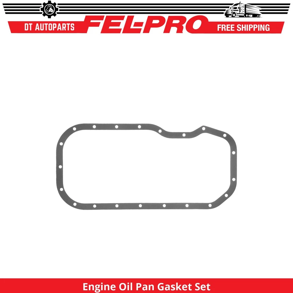 For 1993-1997 Geo Prizm 1.6L L4 Engine Oil Pan Gasket Set Fel-Pro 1994 1995 1996 - Image 1 of 1