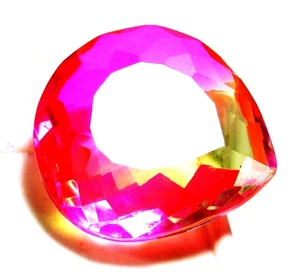 Certified Natural 76.10 Cts Pear Cut Multi Tourmaline Loose Gemstone R2676 - Picture 1 of 4