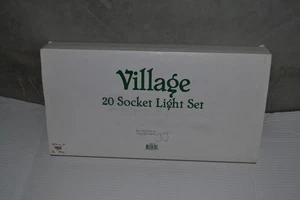 Exellent! DEPARTMENT 56 VILLAGE 20 SOCKET LIGHT SET 56.99278 w/ BULBS RETIRED - Picture 1 of 3