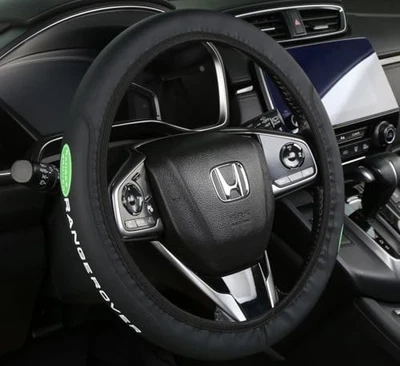 Cubierta de volante de cuero para Range Rover, ajuste universal, 14-15 pulgadas, LH01 Foto 1 de 2