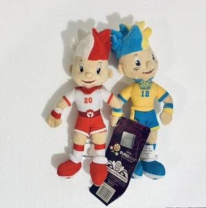 Figurina peluche Mascotte UEFA EURO 2012 Polonia Ucraina SLAVEK SLAVKO 9" - Foto 1 di 3