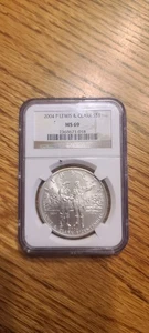 2004 P NGC MS69 Lewis & Clark Bicentennial Commemorative Silver Dollar - Picture 1 of 2
