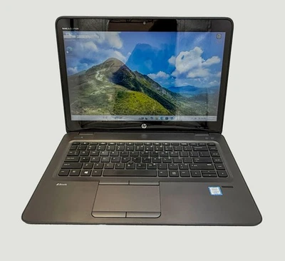 HP zBook 14u G4 i7-7500u 2.7GHz 8GB RAM 128GB SSD Windows 11 Pro - Image 1 of 4