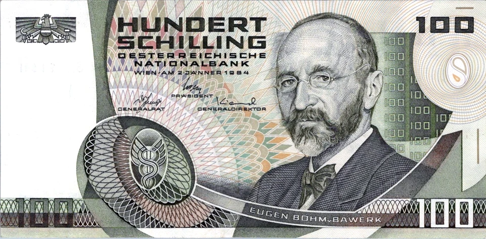 Austria 100 chelines 1984 AU-UNC Pick-150 Foto 1 de 3