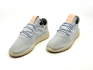 Adidas x Pharrell Williams Tennis HU Scarpe da Ginnastica UK 4 Aero Blu/Bianco B41884 ☮️ - Foto 1 di 14