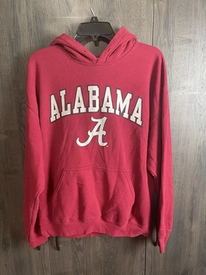 NCAA Alabama Crimson Tide Hoodie Sweatshirt Adult Medium  Red - Image 1 of 4