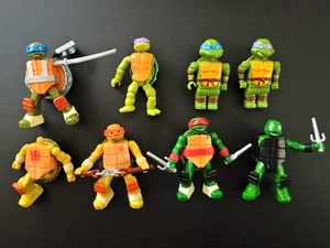 Teenage Mutant Ninja Turtles TMNT Mega Bloks Figure Lot - Mixed Vintage & Modern - Picture 1 of 5
