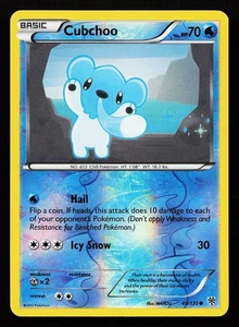 Cubchoo 40/135 Reverse Holo Plasma Storm Pokémon Card - Foto 1 di 2