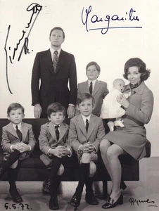 Simeón Sakskoburgogotski - ZAR Bulgaria "Simeón II". - Original firmado "1972" - Imagen 1 de 2