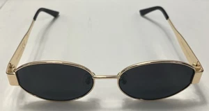 Sojos SJ1217 C5 JL Gold Oval Sunglasses 55 19 145 (LIGHT SCRATCHES) - Picture 1 of 8