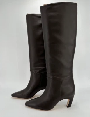 Bota Everlane The hasta la rodilla con tacón de plátano en cuero marrón talla 8,5 para mujer Foto 1 de 4