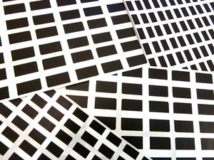 Cornwall Self-Stick Flag Labels Cornish St. Pirran's Cross Flag Stickers - Picture 1 of 3