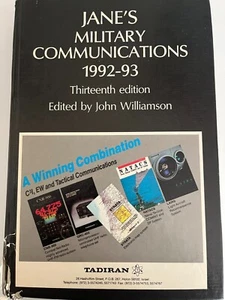Jane's MILITARY COMMUNICATIONS  1992-93- Hardback Book  THIRTEENTH EDITION RARE - Imagen 1 de 1