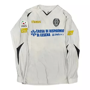 MAGLIA ac cesena calcio mass 2007-08 INDOSSATA SHIRT JERSEY FOOTBALL MATCHWORN - Foto 1 di 9