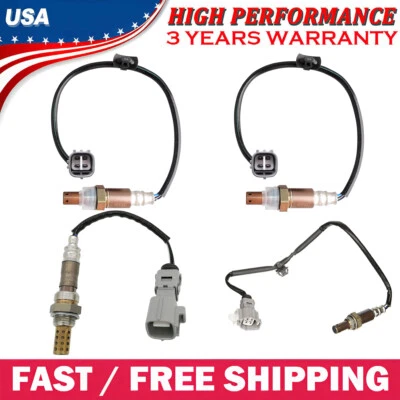 4 sensores de oxígeno ascendente+descendente para Lexus RX400H Toyota Highlander 3,3 L Foto 1 de 4