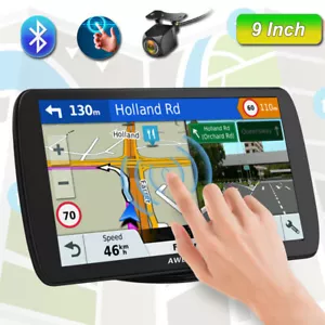 8GB 9"GPS Navigation PKW LKW Navigationsgerät Bluetooth Rückfahrkamera EU Karte - Bild 1 von 9