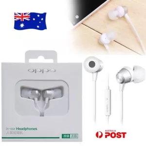 Genuine OPPO MH130 MH133 Headphones In-ear Music wired Earphones For Reno3 A5 AU - Picture 1 of 7