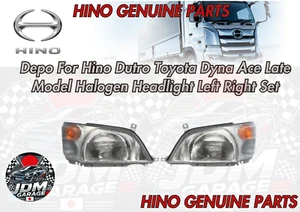 Depo For Hino Dutro Toyota Dyna Ace Late Model Halogen Headlight Left Right Set - Picture 1 of 9