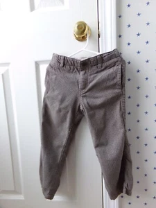 Pantaloni eleganti a quadri FLAW ragazzo RUUM marrone PIED DE POULE quadri terrosi taglia 4 anni 4T $40 - Foto 1 di 11