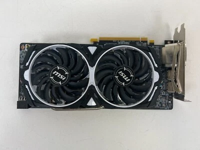 MSI Radeon RX 580 ARMOR 4G OC Video Graphics Card GPU *AS IS, READ NOTES* - Image 1 of 4