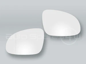Par de espejos retrovisores de puerta con calefacción y placas de respaldo se adaptan a VW Passat 2005-2010 - Imagen 1 de 2