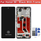 Do Huawei Honor50 OLED LCD Wyświetlacz dotykowy Digitizer Montaż z ramką EIT