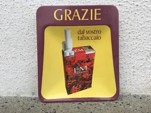 Piatto Tabaccheria L & M Vintage Pubblicitario Anni 80 Plastica Modernariato - Picture 1 of 1