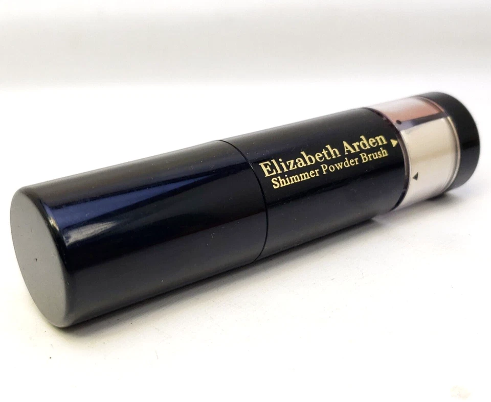 Cepillo en polvo brillante Elizabeth Arden bronce plata oro nuevo Foto 1 de 4