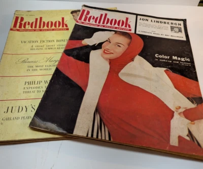 LOT OF 2 Redbook Magazine August and September 1954 Volume 103 #4 & 5 - Image 1 of 4