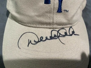 DEREK Jeter Tampa Yankees signed autographed minor league hat Hall of Fame HOF 2 - Picture 1 of 2