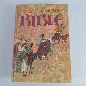 Vintage The Children's Bible Old Testament Illustrations Golden Press God HC - Picture 1 of 19