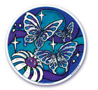 Mandala Arts Window Sticker Double Sided: Butterfly Dream 11.7cm