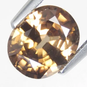 4.16Cts Amazing Natural Unheated Brown Zircon Oval 10x8.5MM Loose Gemstone - Picture 1 of 3
