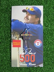 RAFAEL PALMEIRO Vintage HAT LAPEL Pin 500 Home Run Club TEXAS RANGERS BASEBALL - Picture 1 of 3