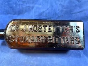 C.1900 Dr. J. Hostetter's Magen Bitterflasche ""7"" auf der Unterseite ~ 8 7/8""H - Bild 1 von 12