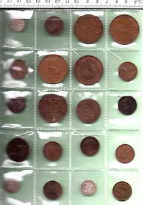 40 GENUINE MIXED DATE & CONTINENT COINS IN TEN PAGE ALBUM COMPLETE (125) - Picture 1 of 6