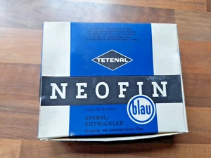 Tetenal Neofin Blau/Blue Entwicklungsflüssigkeit Brandneu Box mit 5 Flaschen Abgelaufen - Bild 1 von 5