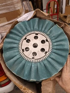 Divine Brothers 16 In. Buffing Polishing Wheel Disc Pad Sisal & Cloth Open Face - Picture 1 of 1